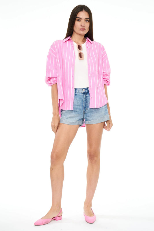 Sloane Oversized Button Down Shirt - PISTOLA