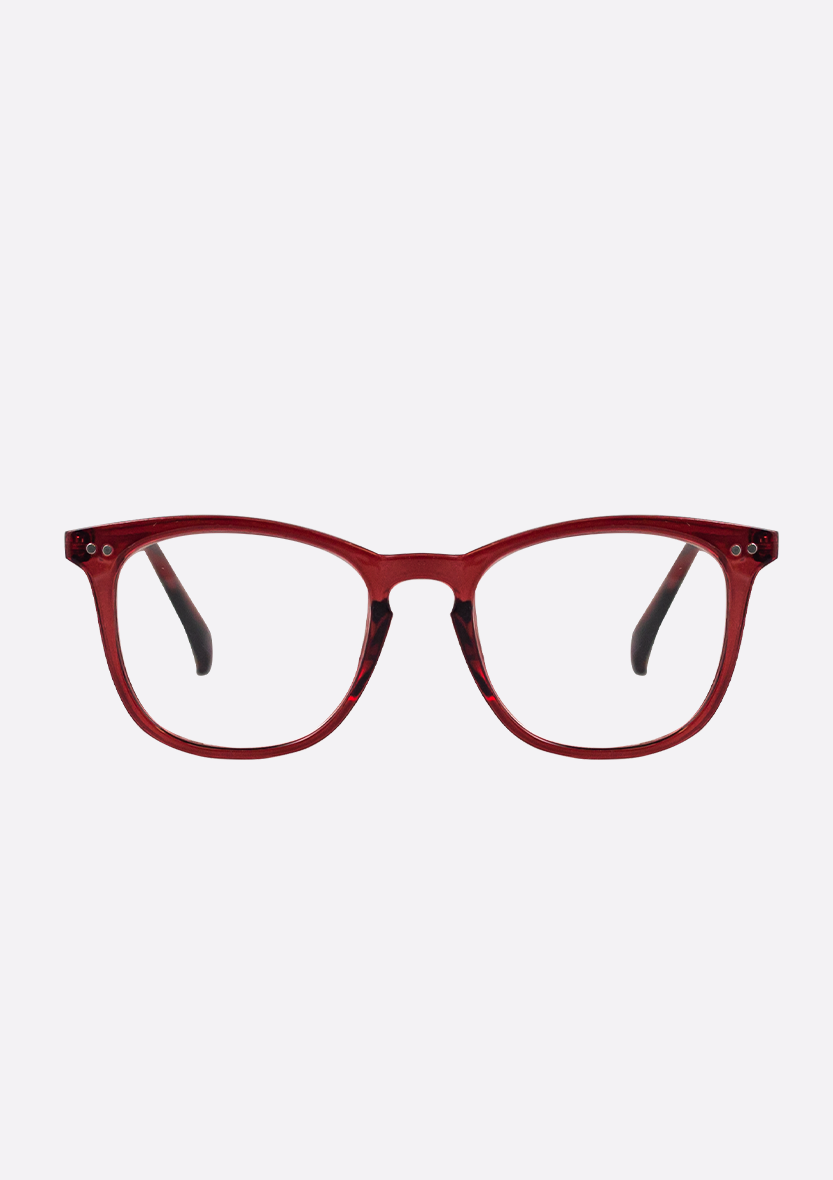 READING GLASSES - EUROPA CRYSTAL RED