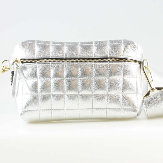 The Metallic QUILTED  Boulder Hipbag