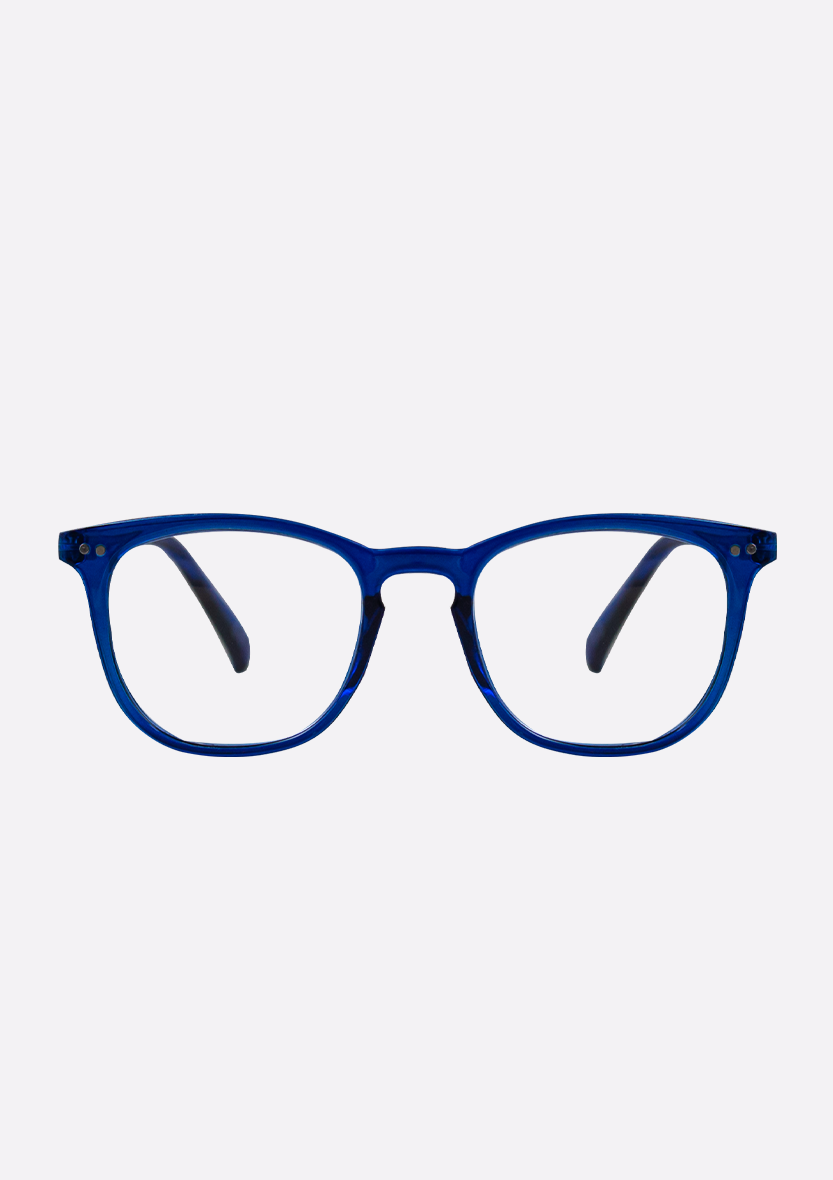 READING GLASSES - EUROPE DARK BLUE CRYSTAL: +2.00