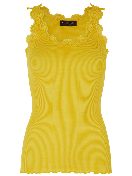 Iconic Silk top w/lace - NEW COLORS