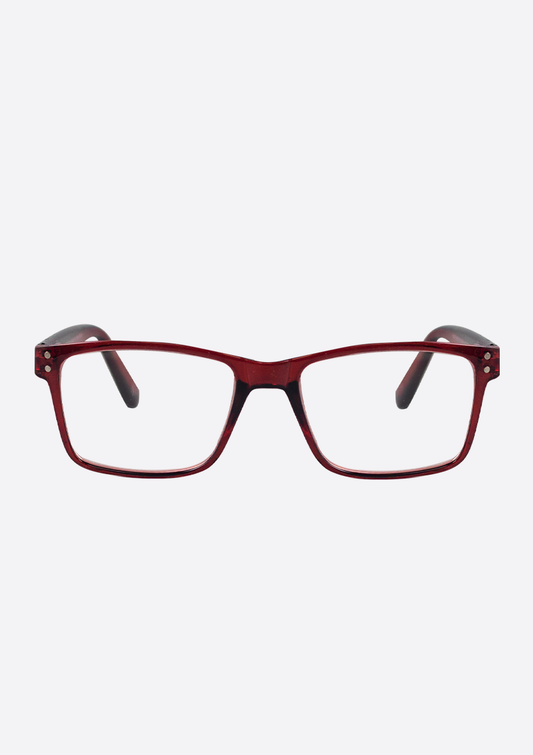 READING GLASSES - HIPO CRYSTAL RED