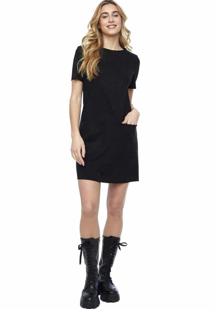 Ariana Faux Suede Shift Dress - I Love Tyler Madison