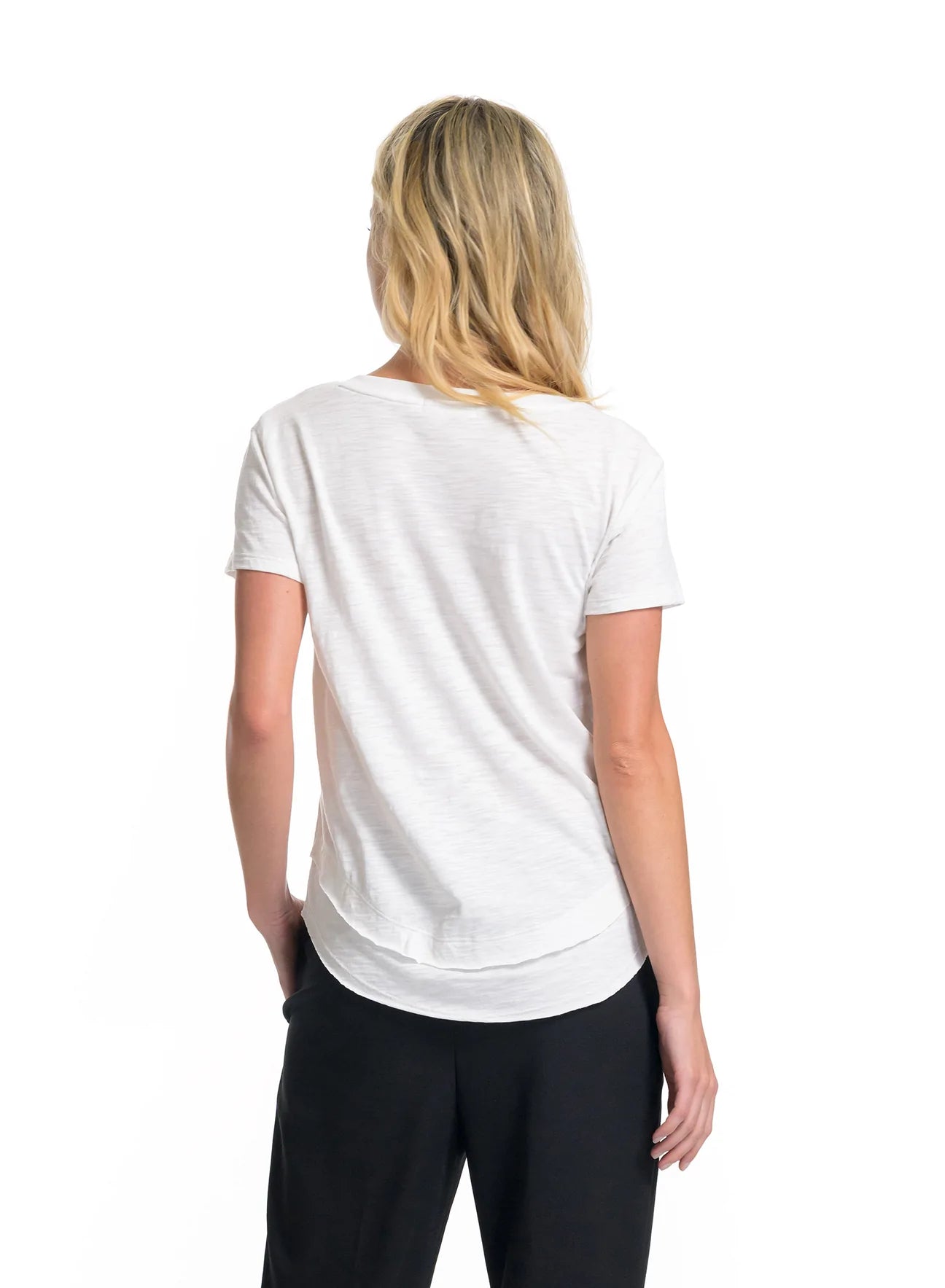 Ava V-Neck Mock Layer T-Shirt - CHRLDR