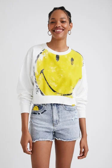 Desigual Smiley Sweatshirt