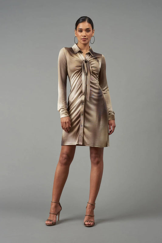 Tie-Front Shirt Dress - Lola & Sophie